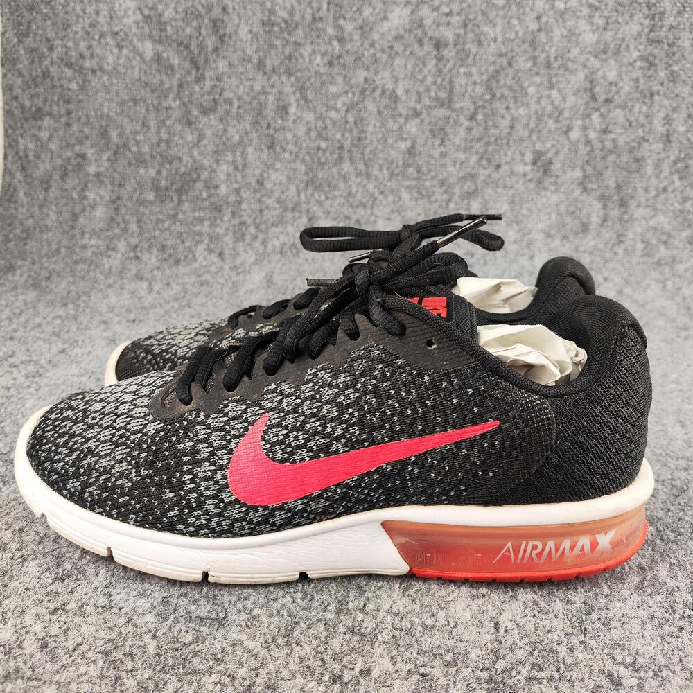 Nike Shoes Womens Size 9.5 Black Mesh Air Max Running Sneakers 852465-006